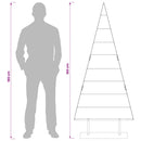 vidaXL Fém karácsonyfa KUOPIO 180 cm Acél Arany