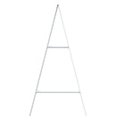 vidaXL Fém karácsonyfa KUOPIO 210 cm Acél Fehér