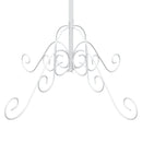 vidaXL Fém karácsonyfa KUOPIO 150 cm acél White