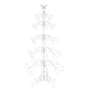 vidaXL Fém karácsonyfa KUOPIO 150 cm acél White