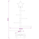 vidaXL Fém karácsonyfa KUOPIO 60 cm Acél Arany