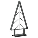 vidaXL Fém karácsonyfa KUOPIO 60 cm Acél Fekete