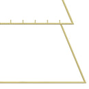 vidaXL Fém karácsonyfa KUOPIO 140 cm Acél Arany