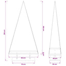 vidaXL Fém karácsonyfa KUOPIO 210 cm Acél Arany