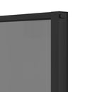 vidaXL Belső Ajtó 76 x 201,5 cm Edzett Üveg és Alumínium
