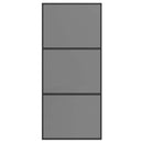 vidaXL Csúszó ajtó 90 x 205 cm Edzett Üveg és Alumínium