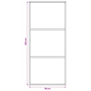 vidaXL Csúszó ajtó 90 x 205 cm Edzett Üveg és Alumínium