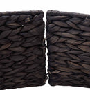 vidaXL Karácsonyfakollekció Kerek Fekete Ø 45 x 22 cm Vízi jácint