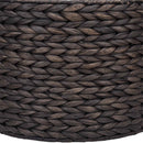 vidaXL Karácsonyfakollekció Kerek Fekete Ø 45 x 22 cm Vízi jácint