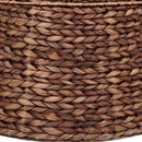 vidaXL Karácsonyfakollekció Kerek Barna Ø 75 x 25 cm Vízi jácint