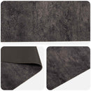 vidaXL Konyhai szőnyeg fekete beton 150 x 45 cm 100% Poliamid