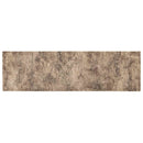 vidaXL Konyhai szőnyeg Barna beton 180 x 60 cm 100% Poliamid