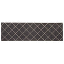 vidaXL Konyhai szőnyeg Antracit kockás 180 x 60 cm 100% Poliamid