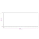vidaXL Ajtószőnyeg Világosszürke 300 x 120 cm 100% Poliamid