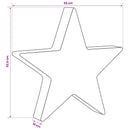 vidaXL 3D karácsonyi csillag 120 LED Hideg fehér 55 x 53,5 x 10 cm