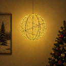 vidaXL Karácsonyi csúcsdísz világítás 750 LED Meleg fehér Ø 50 x 52 cm