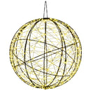 vidaXL Karácsonyi csúcsdísz világítás 750 LED Meleg fehér Ø 50 x 52 cm