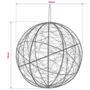 vidaXL Karácsonyi csúcsdísz világítás 750 LED Meleg fehér Ø 50 x 52 cm