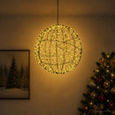 vidaXL Karácsonyi csúcsdísz világítás 950 LED Meleg fehér