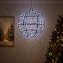 vidaXL Karácsonyi csúcsdísz világítás 300 LED Hideg fehér