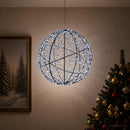 vidaXL Karácsonyi csúcsdísz világítás 750 LED Hideg fehér