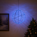 vidaXL Karácsonyi csúcsdísz világítás 750 LED Kék Átmérő 50 x 52 cm