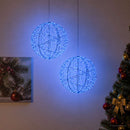vidaXL Karácsonyi csúcsdísz világítás 2 db 1000 LED Kék