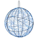 vidaXL Karácsonyi csúcsdísz világítás 2 db 1900 LED Kék Ø 60 x 63 cm