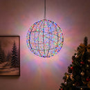 vidaXL Karácsonyi csúcsdísz világítás 950 LED Többszínű