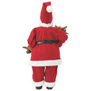 vidaXL Mikulás-figura Piros 46 cm Poliészter