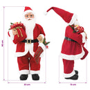 vidaXL Mikulás-figura Piros 46 cm Poliészter
