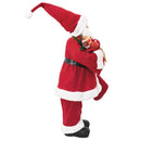 vidaXL Mikulás-figura Piros 62 cm Poliészter