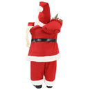 vidaXL Mikulás-figura Piros 30 cm Poliészter