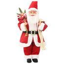 vidaXL Mikulás-figura Piros 30 cm Poliészter