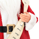 vidaXL Mikulás-figura Piros 46 cm Poliészter
