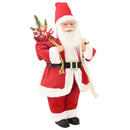 vidaXL Mikulás-figura Piros 46 cm Poliészter