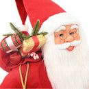 vidaXL Mikulás-figura Piros 110 cm Poliészter