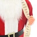 vidaXL Mikulás-figura Piros 110 cm Poliészter