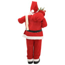 vidaXL Mikulás-figura Piros 180 cm Poliészter