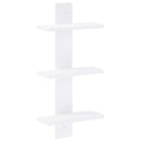 vidaXL Falpolc Fehér 30 x 13,5 x 64,5 cm Szerelt Fa