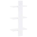 vidaXL Falpolc Fehér 30 x 13,5 x 64,5 cm Szerelt Fa