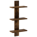 vidaXL Falpolc Füstös Tölgy 30 x 13.5 x 64.5 cm Szerelt Fa