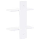 vidaXL Falpolc Fehér 30 x 13,5 x 43 cm Szerelt Fa