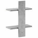 vidaXL Falpolc Betonszürke 30 x 13.5 x 43 cm Szerelt Fa