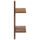 vidaXL Falpolc Antik Fa 30 x 13.5 x 43 cm Szerelt Fa