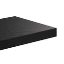 vidaXL Falpolc Fekete Tölgy 61 x 13,5 x 105 cm Szerelt Fa