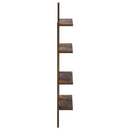 vidaXL Falpolc Füstös Tölgy 61 x 13,5 x 105 cm Szerelt Fa