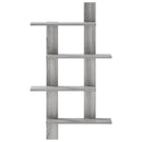 vidaXL Falpolc Szürke Sonoma 61 x 13,5 x 105 cm Szerelt Fa