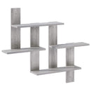 vidaXL Falpolc Szürke Sonoma 85 x 13,5 x 73,5 cm Szerelt Fa