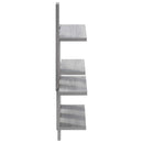 vidaXL Falpolc Szürke Sonoma 85 x 13,5 x 73,5 cm Szerelt Fa